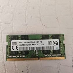 32GB PC4 Laptop memory. 3200AA