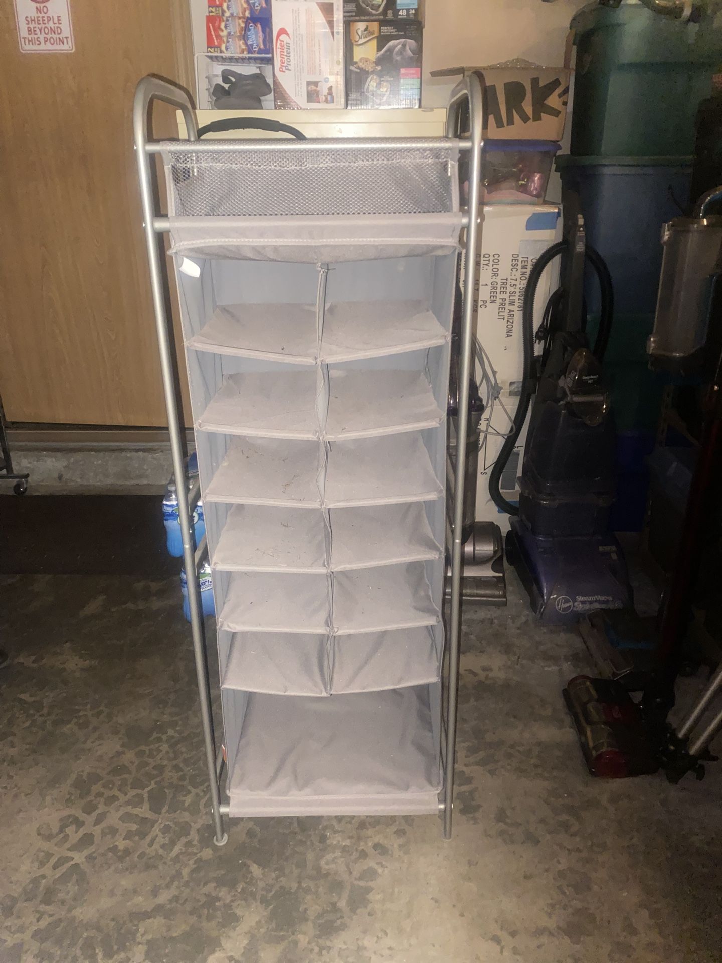Canvas Shoe Storage Rack