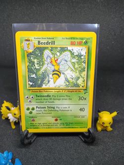 Pokemon 1999 Beedrill base set 2 lp