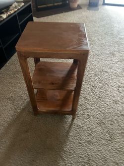 Solid Wood Side Table / Nightstand