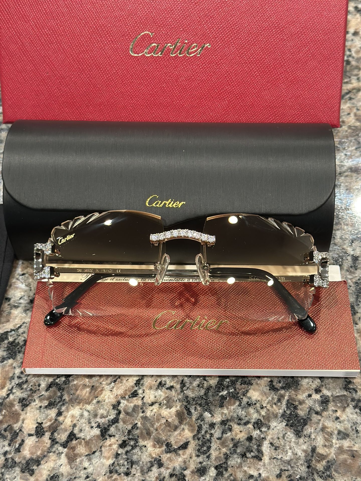 Wire Glasses C Decor With Diamonds Sliver