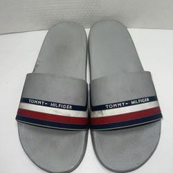 Tommy Hilfiger Gray Slides US Men Size 10