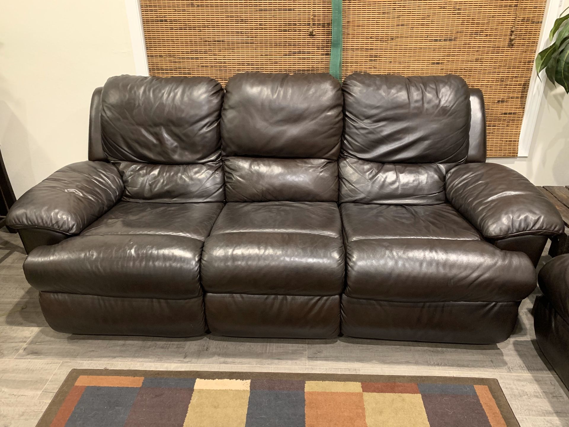 Leather Couch Set from Costco for Sale in Pasadena, CA OfferUp