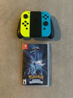 Nintendo Switch Joy Cons & Pokemon Brilliant Diamond