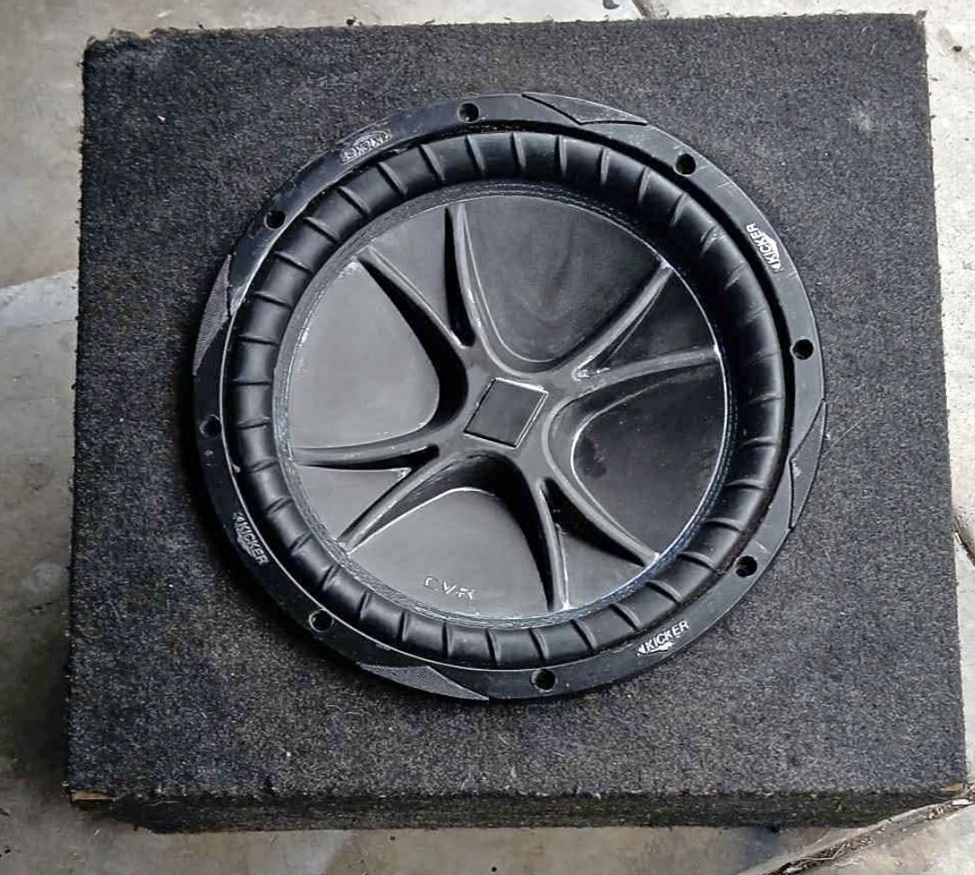 12 Inch Kicker Subwoofer 