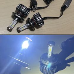 H4 6K Bright White 30000 Lumens LED Lights For $50