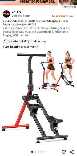 Stair stepper foldable
