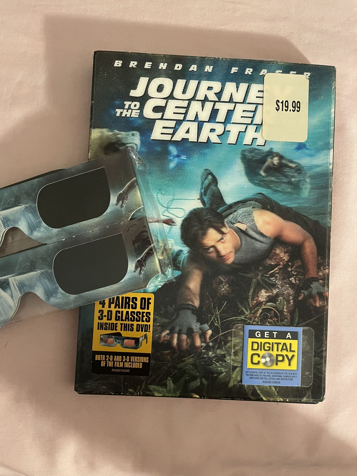 Journey To The Center Of The Earth 3D DVD 2008