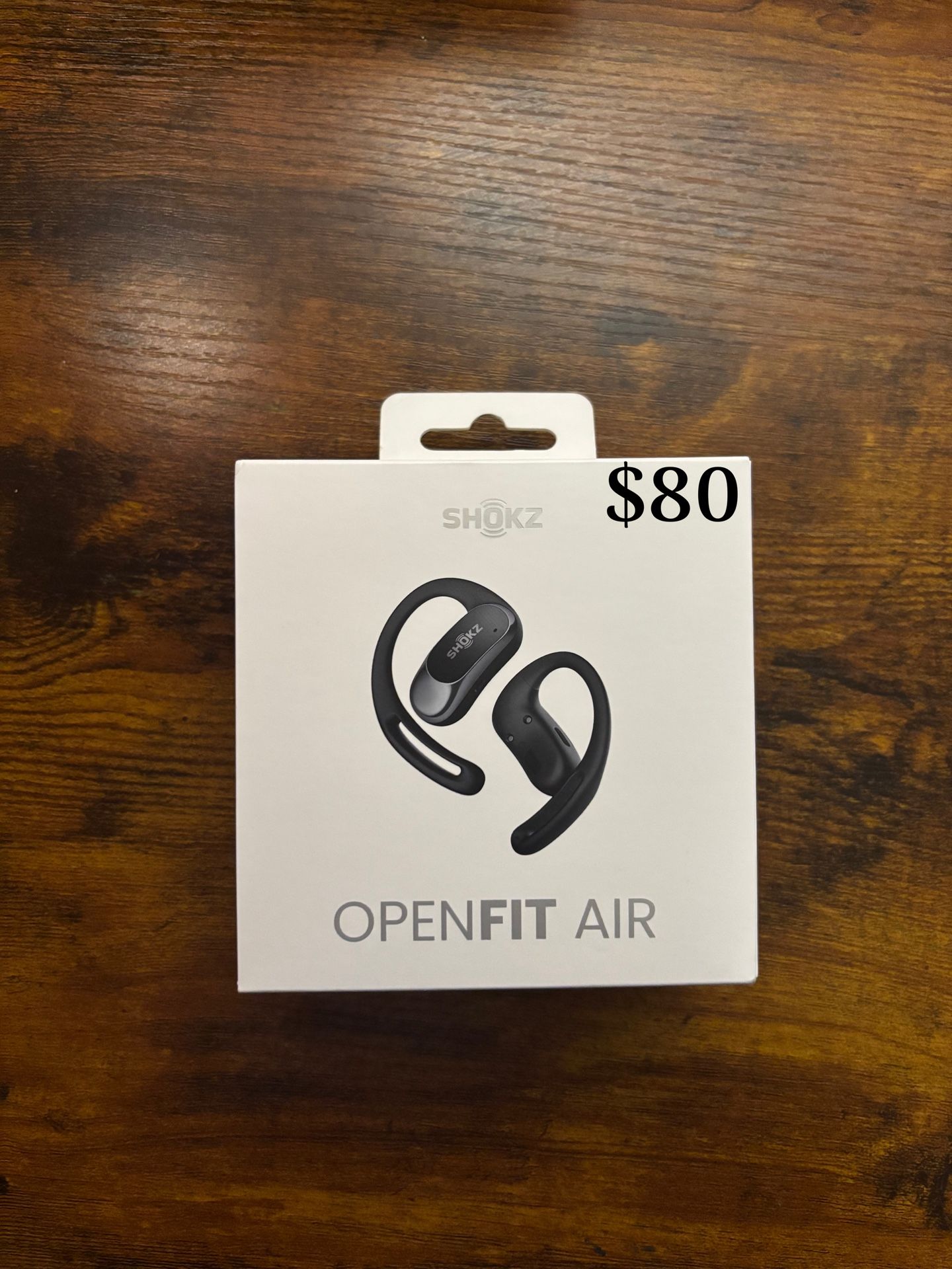 SHOKZ OpenFit Air - Open-Ear Headphones, True Wireless Earbuds, Water Resistant, Secure Earhooks