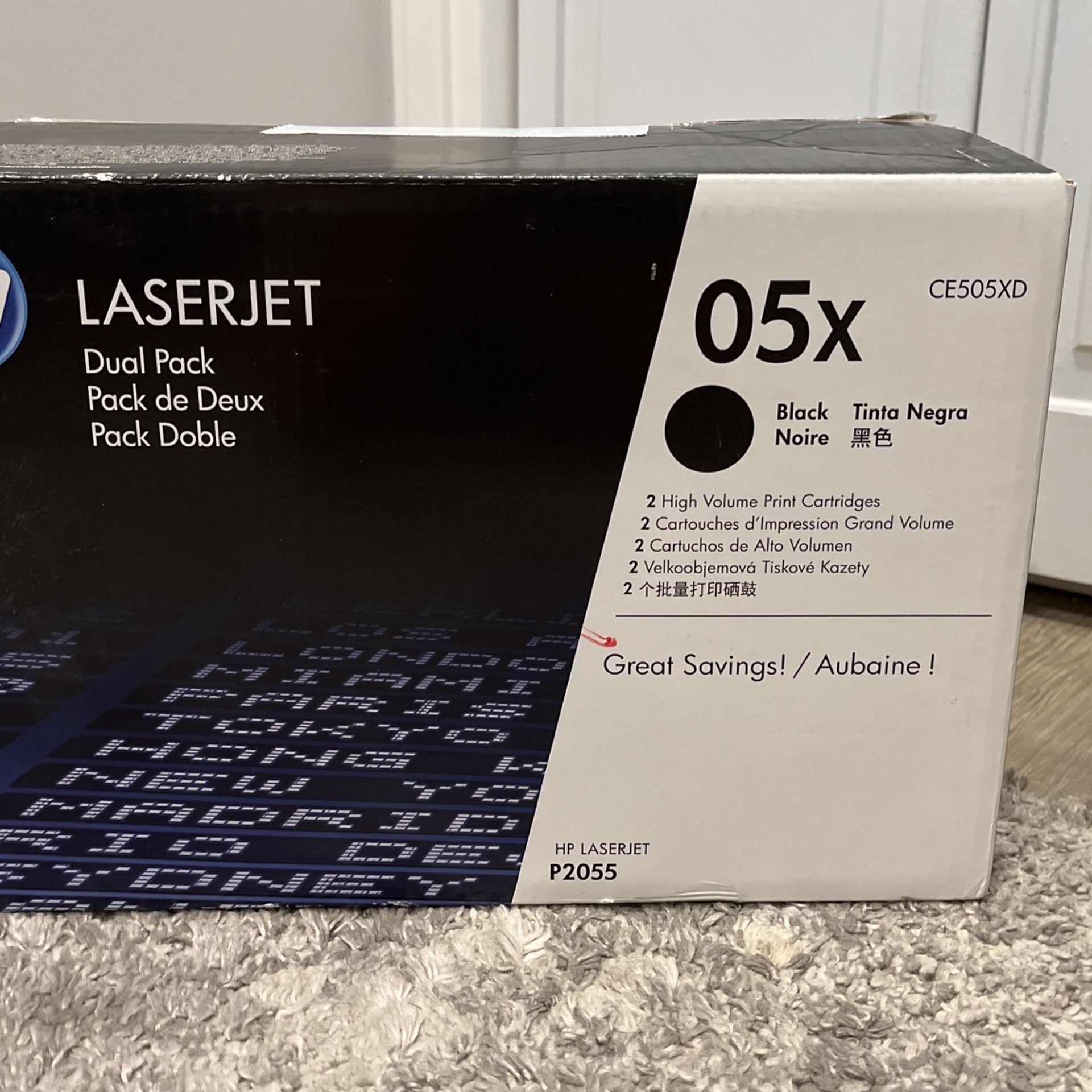 HP Laser jet Dual Pack Print Cartridges