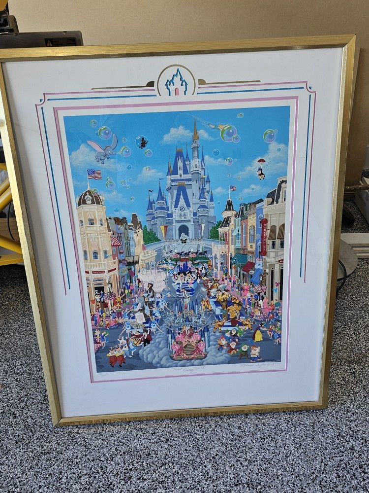 Signed Disney Painting