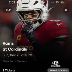 Cardinals vs Rams tickets 