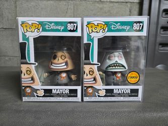 Funko Pop Disney Mayor #807 Regular + Chase Bundle