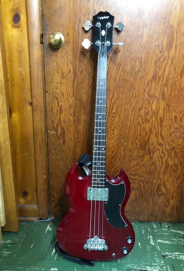 Epiphone SG Bass Guitar for Sale in Seattle, WA OfferUp