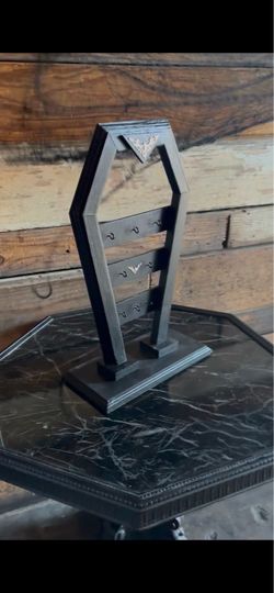 Coffin Jewelry Stand