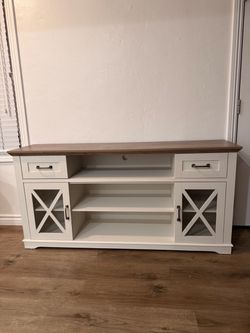 Farmhouse TV Media Console