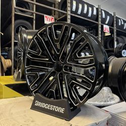 NEW 24” REPLICA WHEELS FOR CHEVY SILVERADO GMC SIERRA 1500 TAHOE YUKON