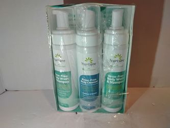 Nurture Valley Rinse-Free Foaming Body Wash And Shampoo