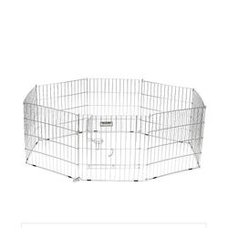 Foldable Octagonal Metal Dog Playpen With Door