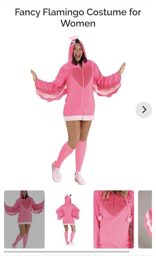 Fancy Flamingo Costume for Women