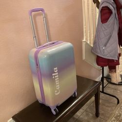 Kids Hardside Carry On Spinner Suitcase 