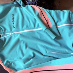 Palm Angels Pink And Blue Jacket