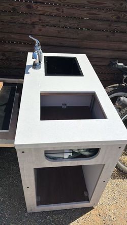 Sprinter Van Kitchen Cabinet + Countertop – Camper Van Conversion