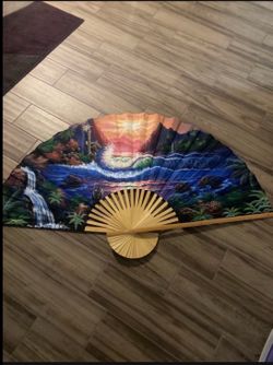 Beautiful wall art fan