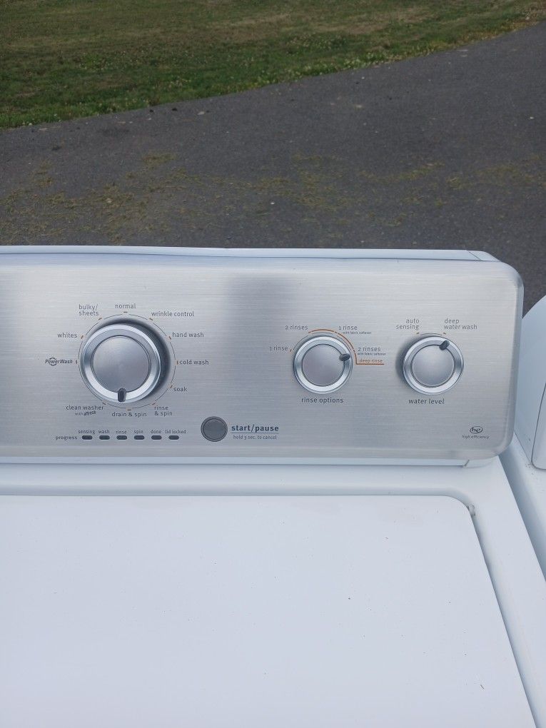 SUPER CAPACITY WASHER AND DRYER DELIVERY AVAILABLE 90-DAY WRITTEN WARRANTY