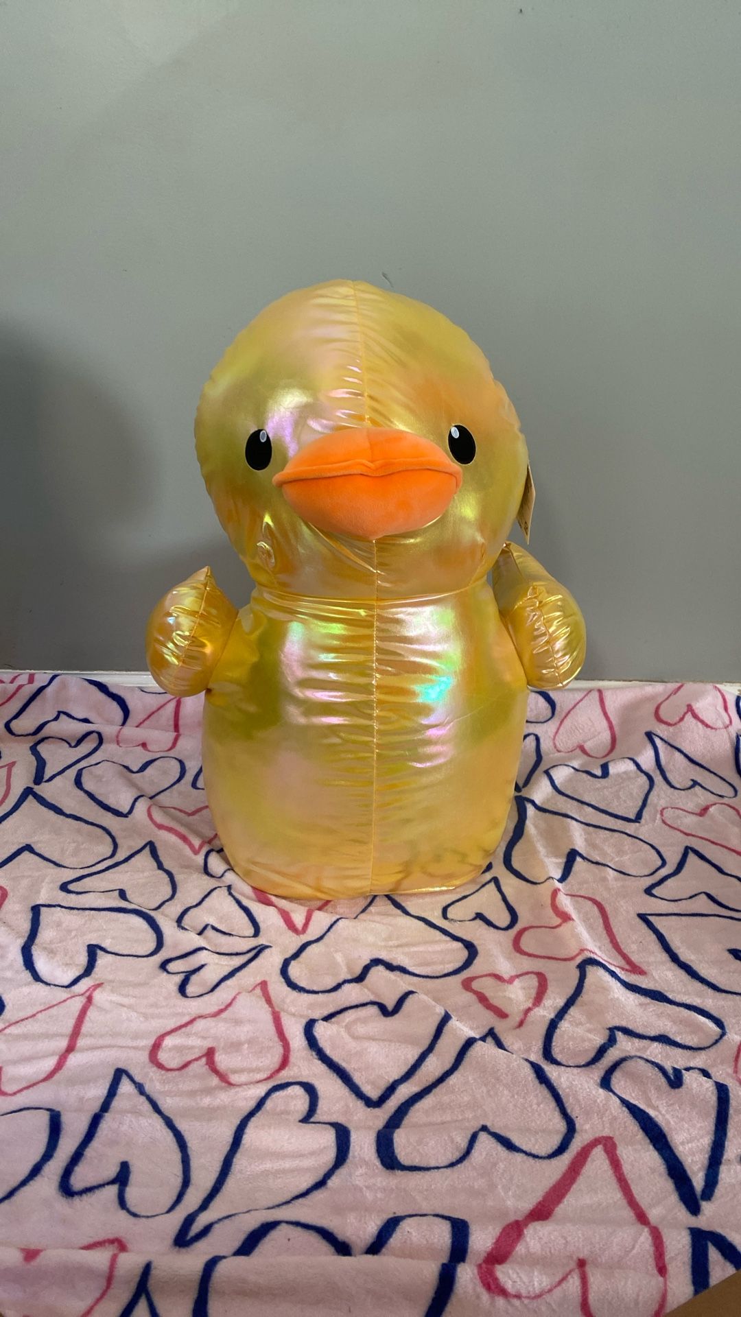 Large Duck Plush Yellow