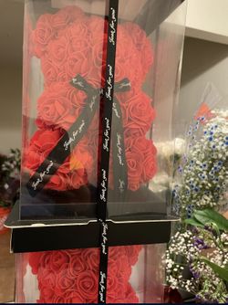 Teddy Rose Bears For Valentines Day 