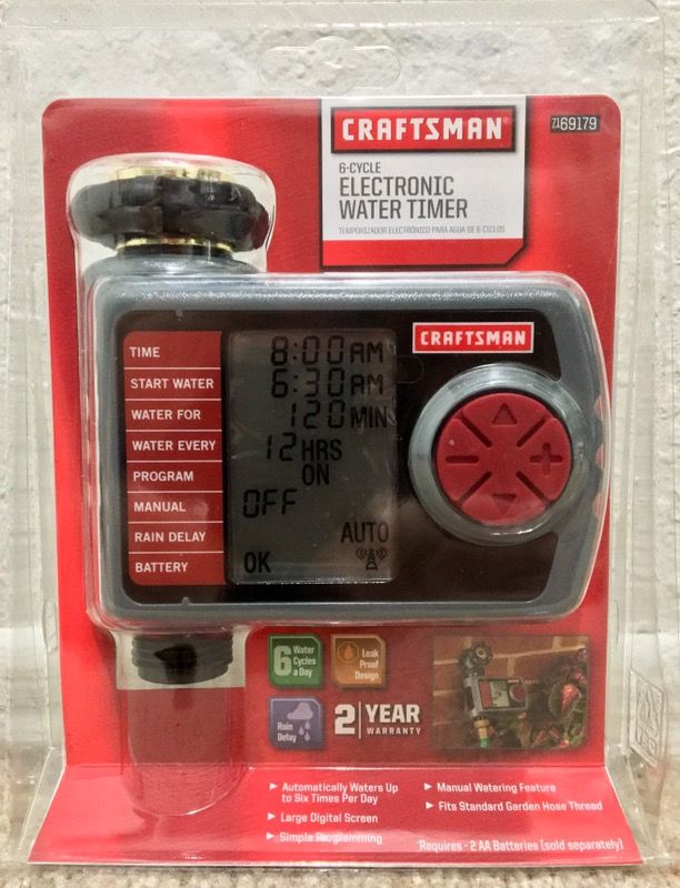 Craftsman 6-Cycle Electronic Water Timer