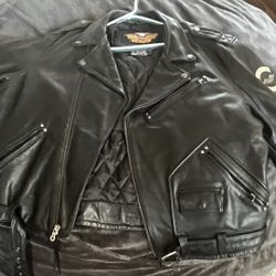 Leather Harley Davidson Jacket