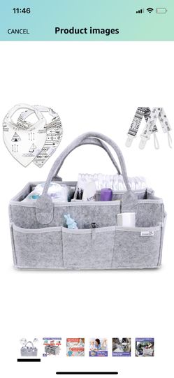 Diaper caddy (comes with free diaper ginni)