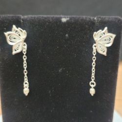 Butterfly Dangle Earrings 