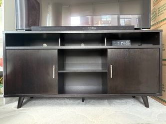 Two-Door TV and Entertainment Stand