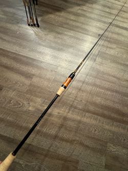 Daiwa Presso 8’ 2 piece light spinning fishing rod.