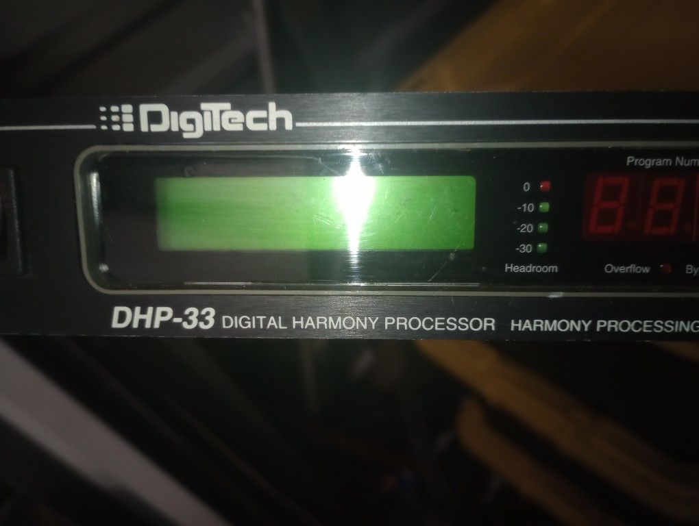 Digitech Dhp-33 Digital Harmony Processor 