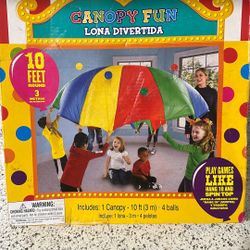 Brand New In Box Kids Canopy Toy W/ 4 Balls 