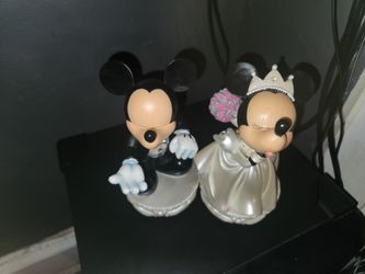  Bride and groom Mickey&Minnie