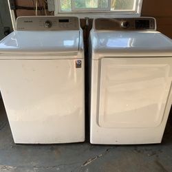 Samsung washer And Dryer.