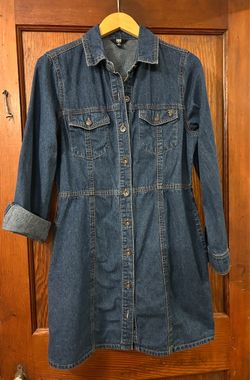 Frye Denim Button-Front Shirt Dress