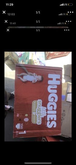 Huggies little snugglers size 1 , 198 count