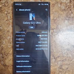 Samsung Galaxy S22 Ultra 512gb T-mobile