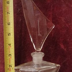 $25 -Vintage GLASS Perfume Bottle 