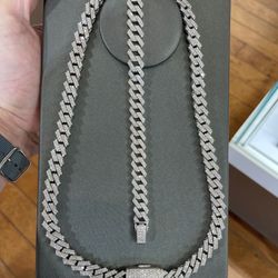 Iced Out Chain And Bracelet Combo