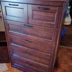 IKEA Songesand Twin Size Bedroom Set Bed Dresser And Side Table