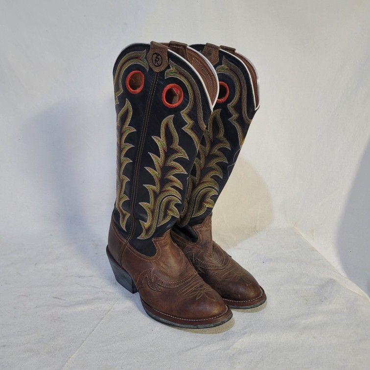 Tony Lama Buckaroo Cowboy Boots 8.5 Men