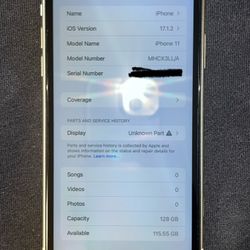 Unlocked iPhone 11 128gb