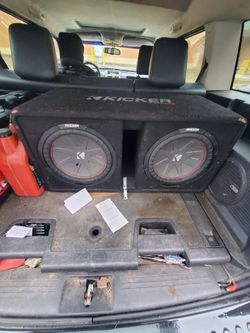 Kick comp R 12s  and amp